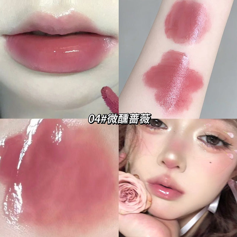 Daimenbear Lip Gloss Mirror Nature Moisturize Lipstick Not Easy To Dip The Cup Lipstick