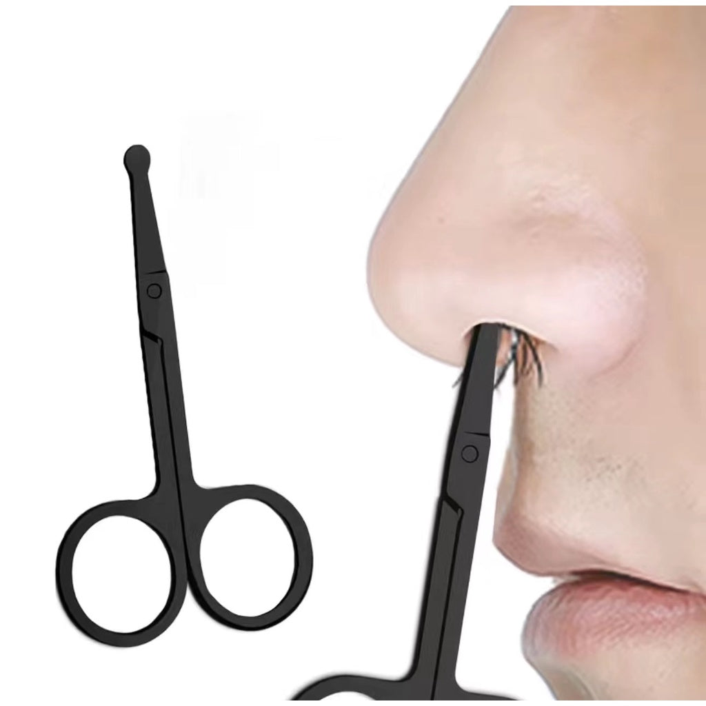 Nose Hair Scissors Round Head Nose Hair Trimmer Manual Trimming Hair Removal