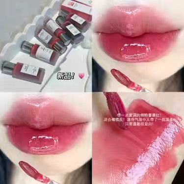 HERORANGE Lip Gloss Water Light Mirror Lip Glaze Lasting Moisturize Not Easy To Fade Nature Lipstick