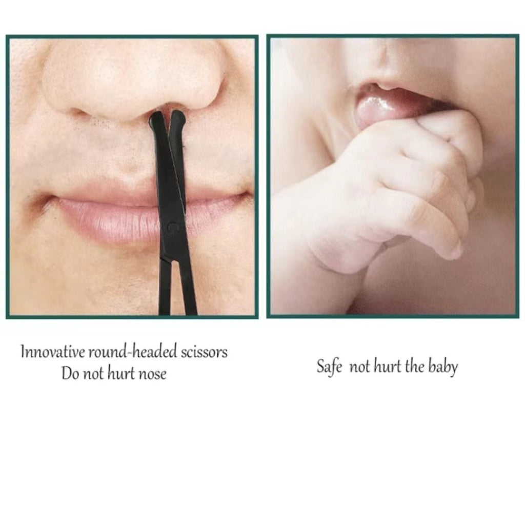 Nose Hair Scissors Round Head Nose Hair Trimmer Manual Trimming Hair Removal