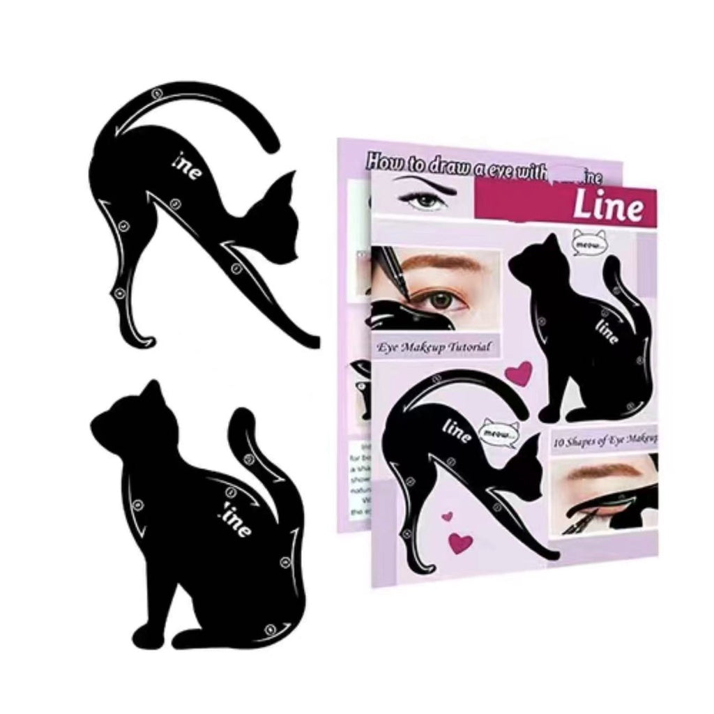 Eyeliner Auxiliary Cat Multifunction Eye Makeup Template Eye Shadow Makeup Tools One -pair