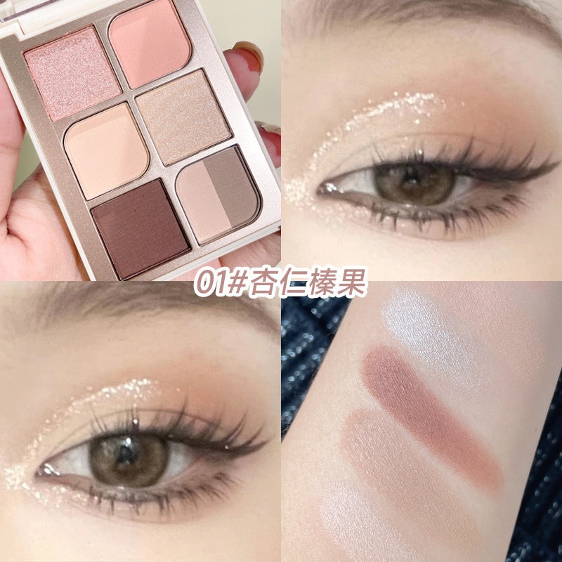 Shadow Tray Earth Color Lasting Not Easy To Remove Makeup Matte Daily Eye Shadow