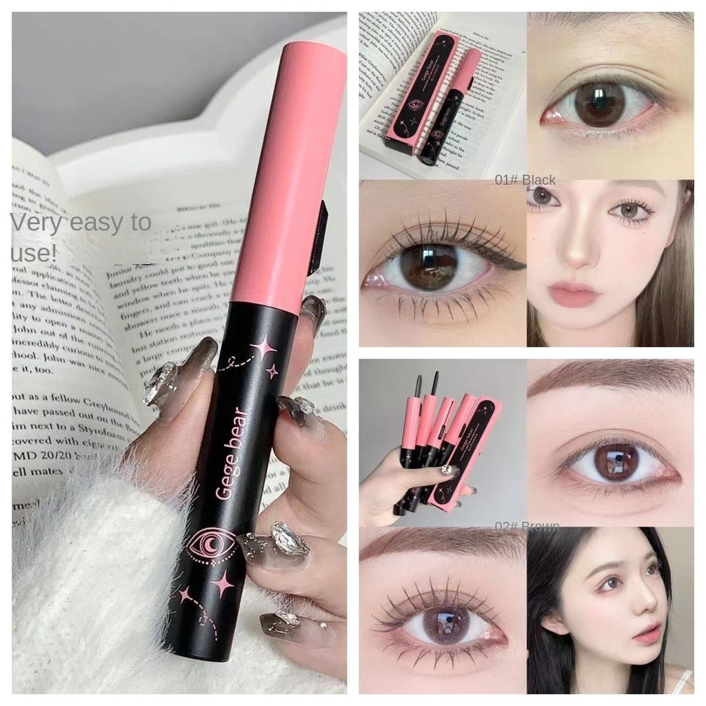 Gege bear Mascara Water Proof Long Curl Not Easy To Remove Makeup Nature Eyelashes