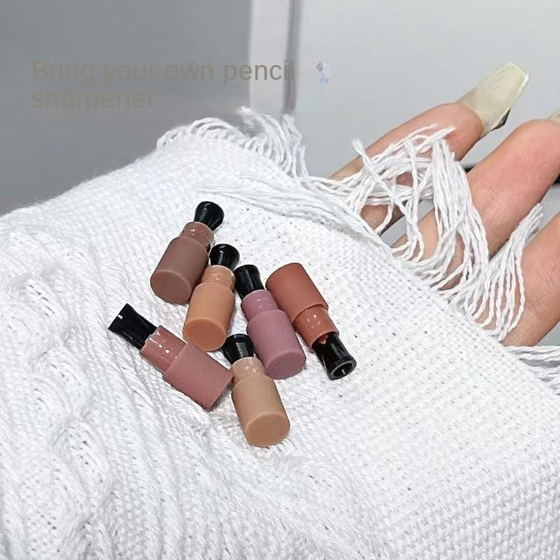 HERORANGE Fog Surface Velvet Lip Thread Lip -shaped Colorful Lip Glaze Lipstick Lasting Nature