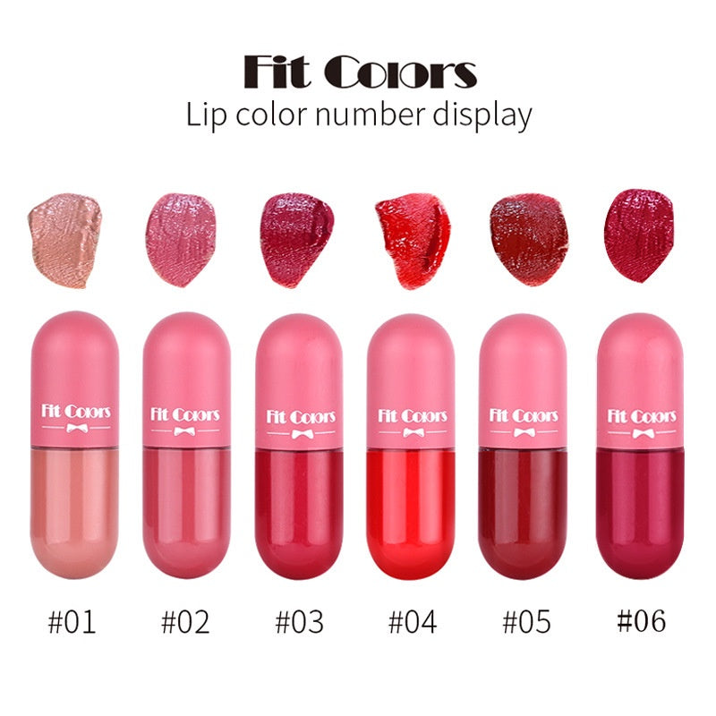 Mini Capsule Lip Glaze Matte Lip Gloss Liquid Lipstick