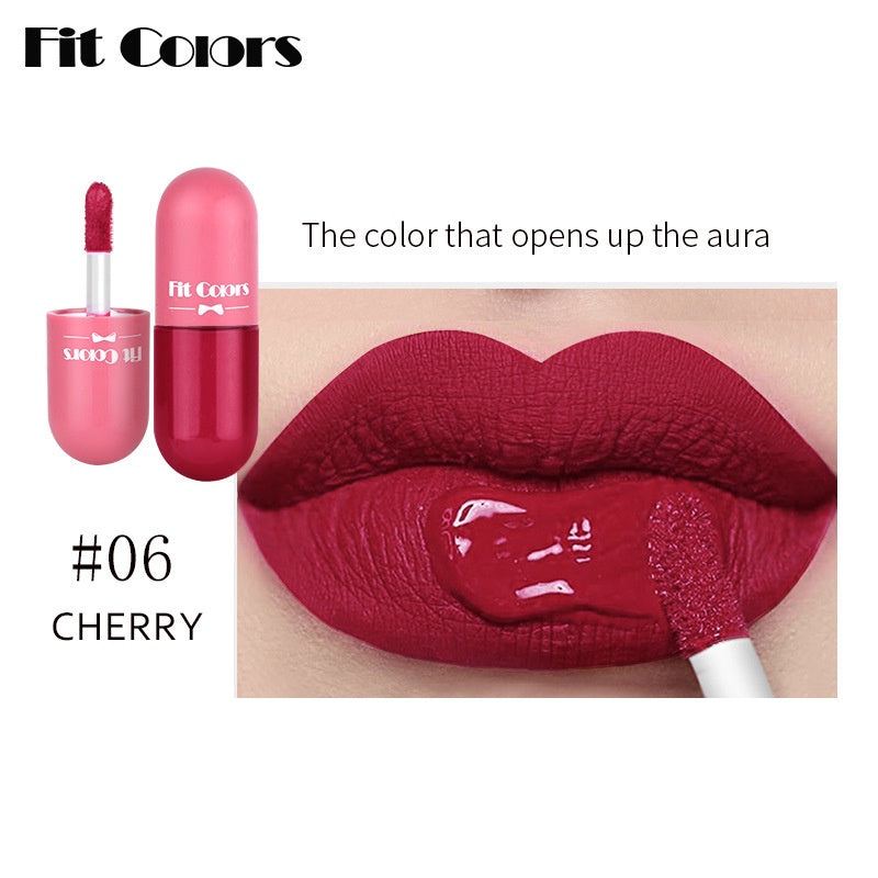 Mini Capsule Lip Glaze Matte Lip Gloss Liquid Lipstick