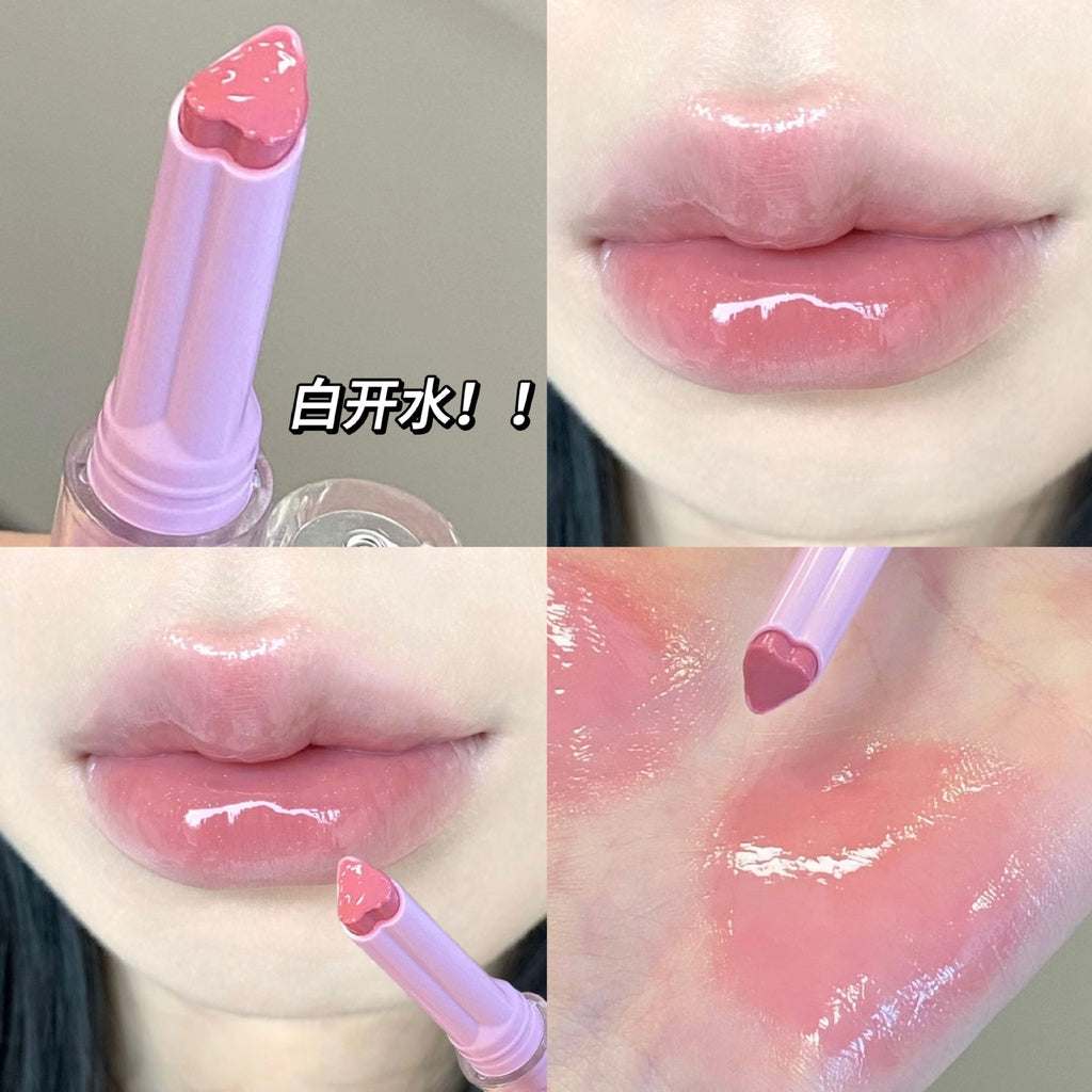 Gege Bear Love Lipstick Pink Rabbit Solid Sparkling Moisturizing Moisturize Lasting Lip Gloss