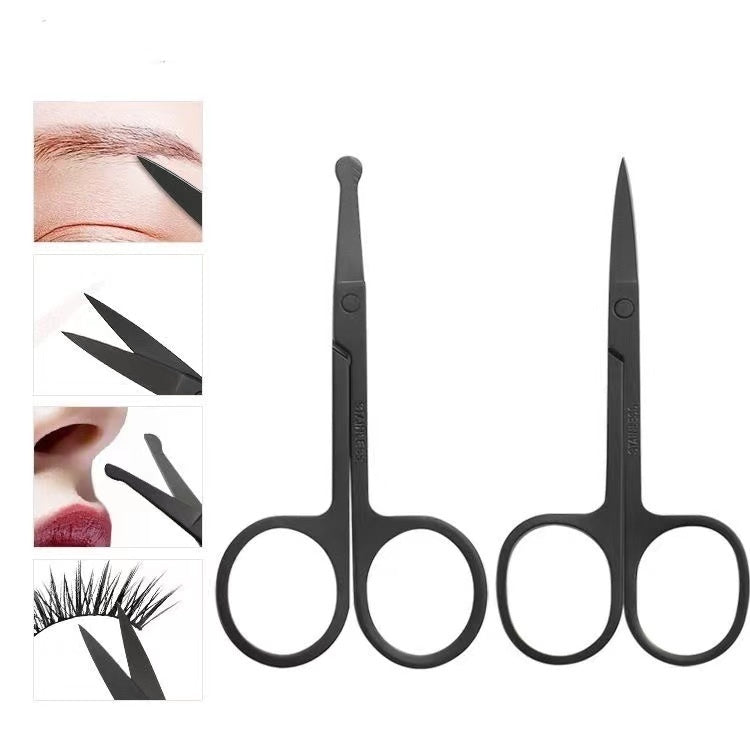 Nose Hair Scissors Round Head Nose Hair Trimmer Manual Trimming Hair Removal