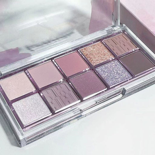 Eye Shadow Pearlescent Sparkling Matte Purple Water Proof Lasting Nature Not Easy To Fade