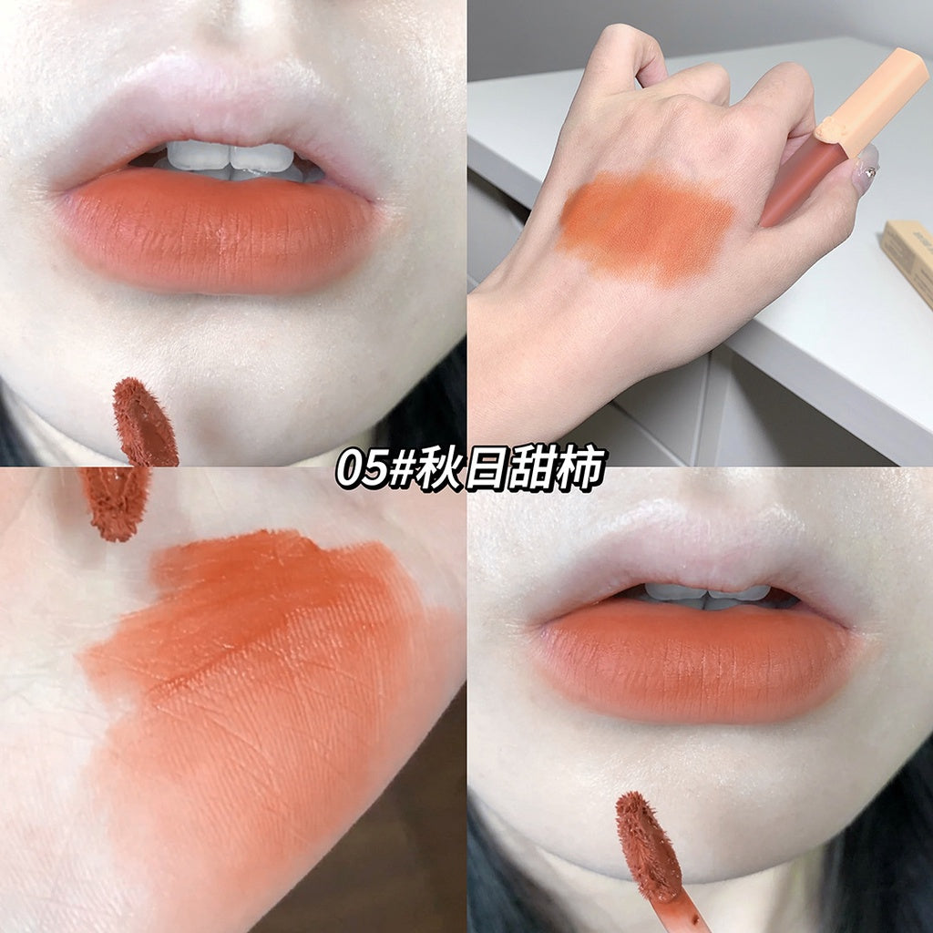 Gege Bear Lip Gloss Cute Bears Matte Velvet Water Proof Lasting Lipstick