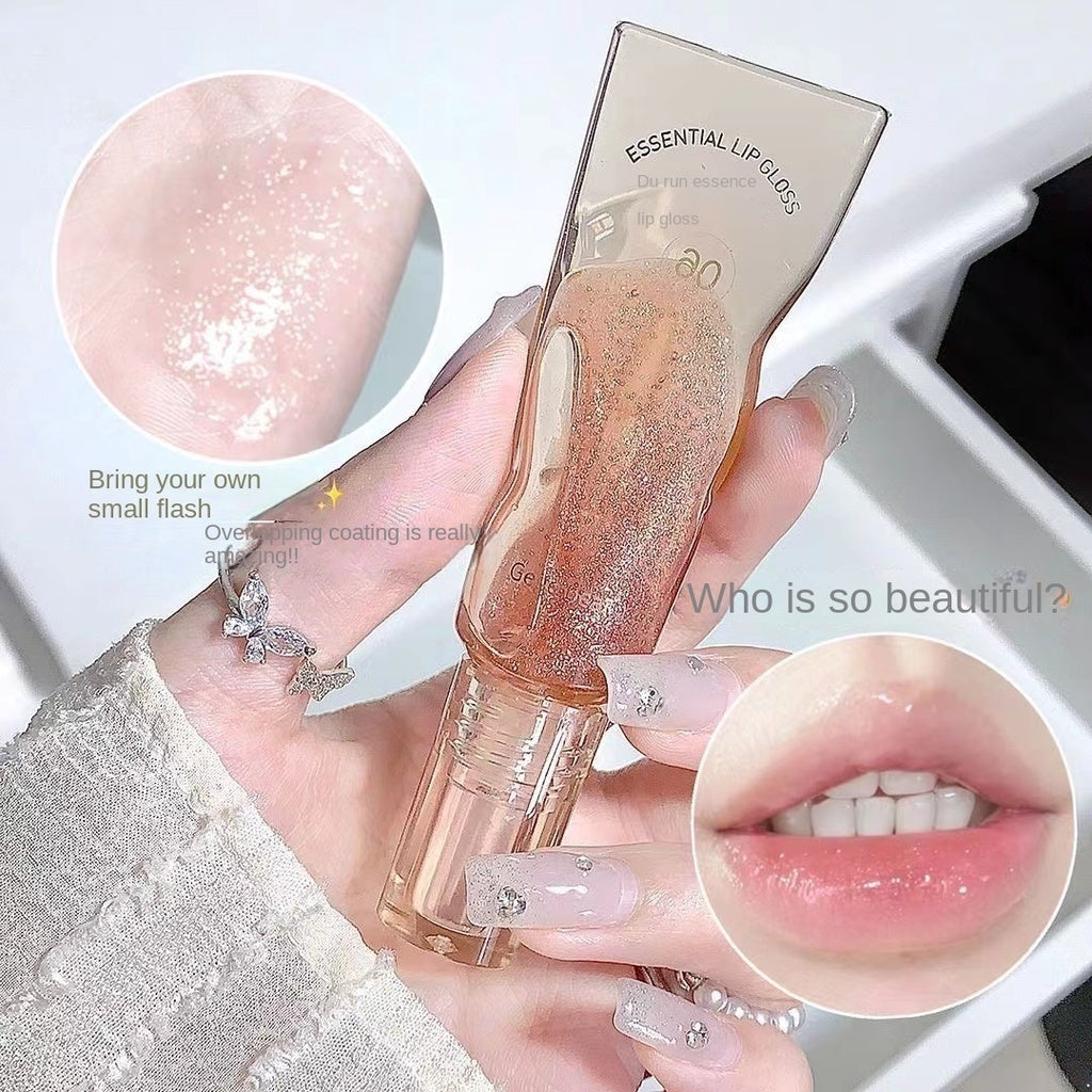 Gege Bear Lip Gloss Mirror Nourish Moisturize Water Proof Lip Oil Lipstick 6-colors