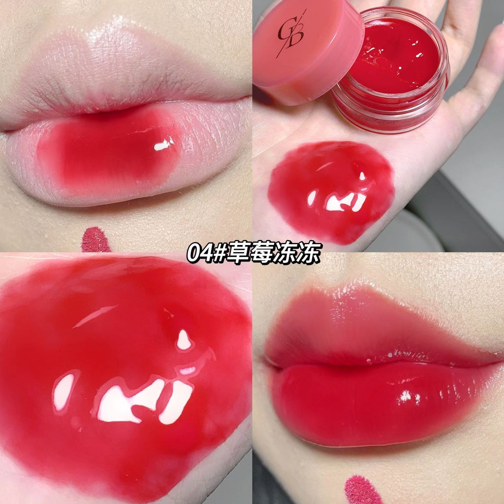 Gege Bear Lip Gloss Jam Jelly Moisturize Mirror Surface Lipstick