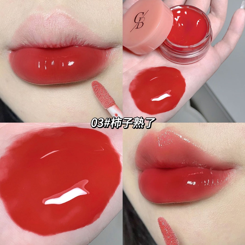 Gege Bear Lip Gloss Jam Jelly Moisturize Mirror Surface Lipstick