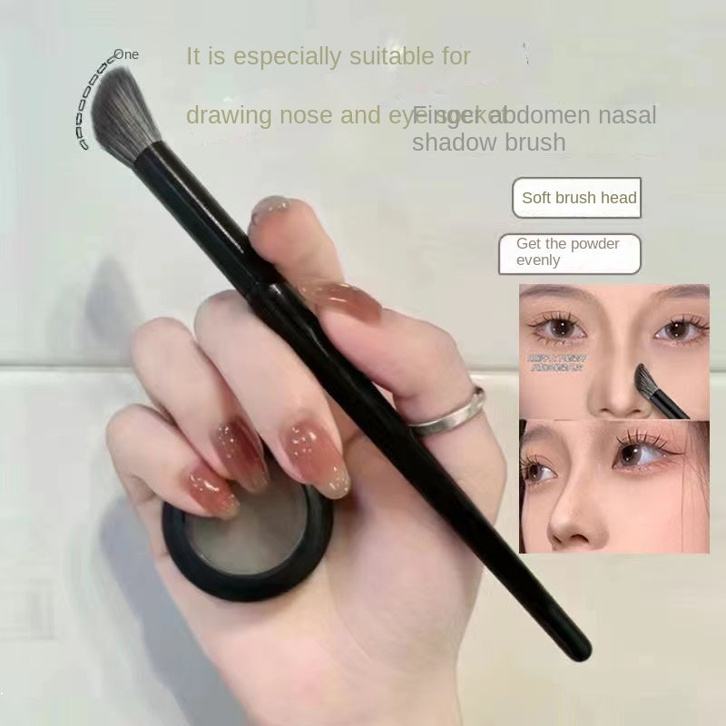 Nasal Shadow Brush Oblique Head Nose Repair Side Shadow Concealer Brush Blade Brush Highlight Brush Eye Shadow Brush Contouring Makeup Brush