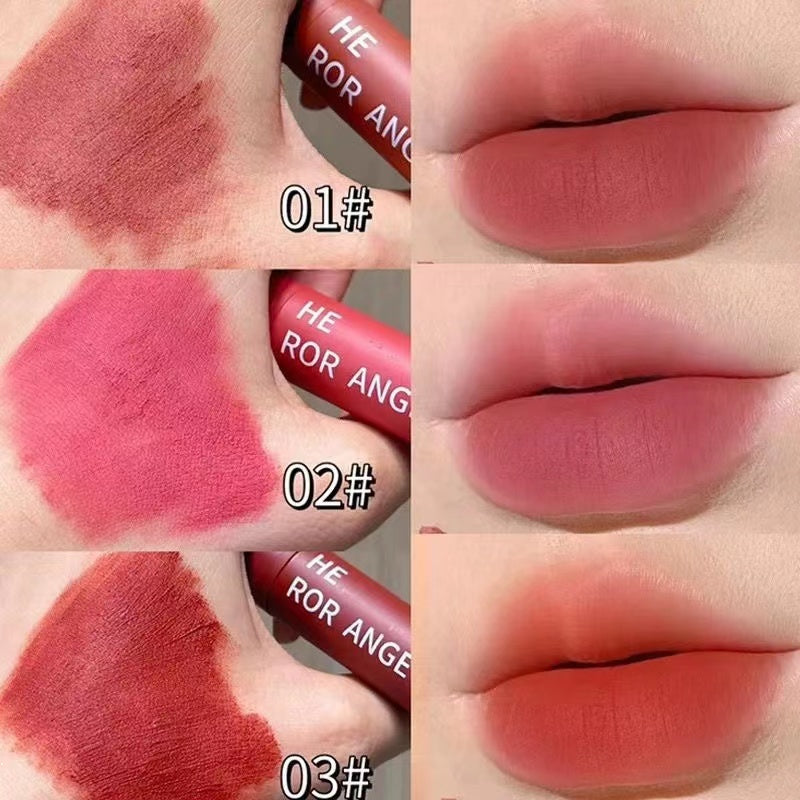 HERORANGE Lip Gloss Velvet Fog Surface Matte Lasting Nature Lipstick