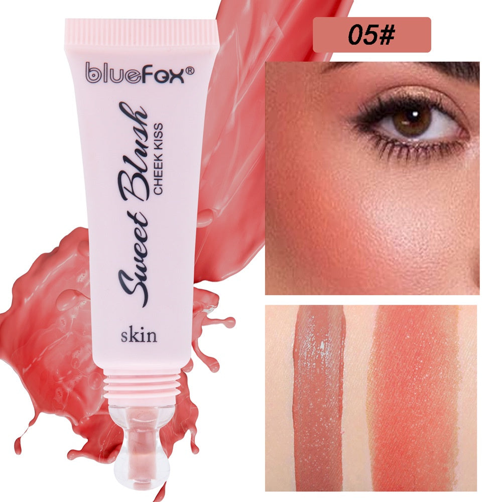 Liquid Blush Lip Gloss Multifunction Contouring Pink Moisturize Nature Blush