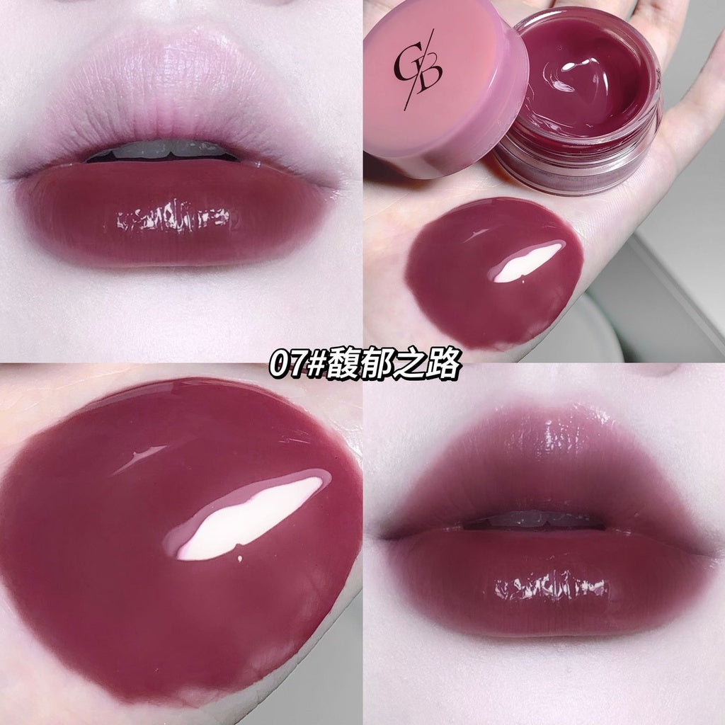 Gege Bear Lip Gloss Jam Jelly Moisturize Mirror Surface Lipstick