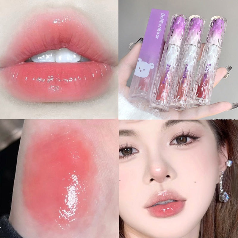 Daimenbear Lip Gloss Mirror Nature Moisturize Lipstick Not Easy To Dip The Cup Lipstick