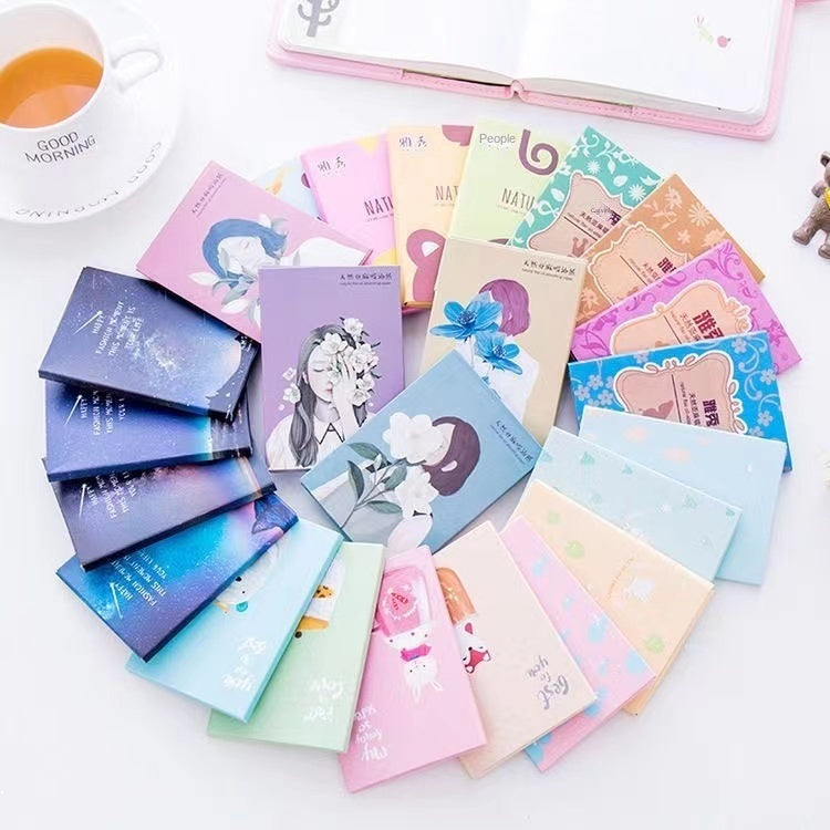 Cartoon Pattern Absorbing Paper Clean Oil Absorption Facial Paper Face Oil Skin Oil Control Paper Blotting Paper