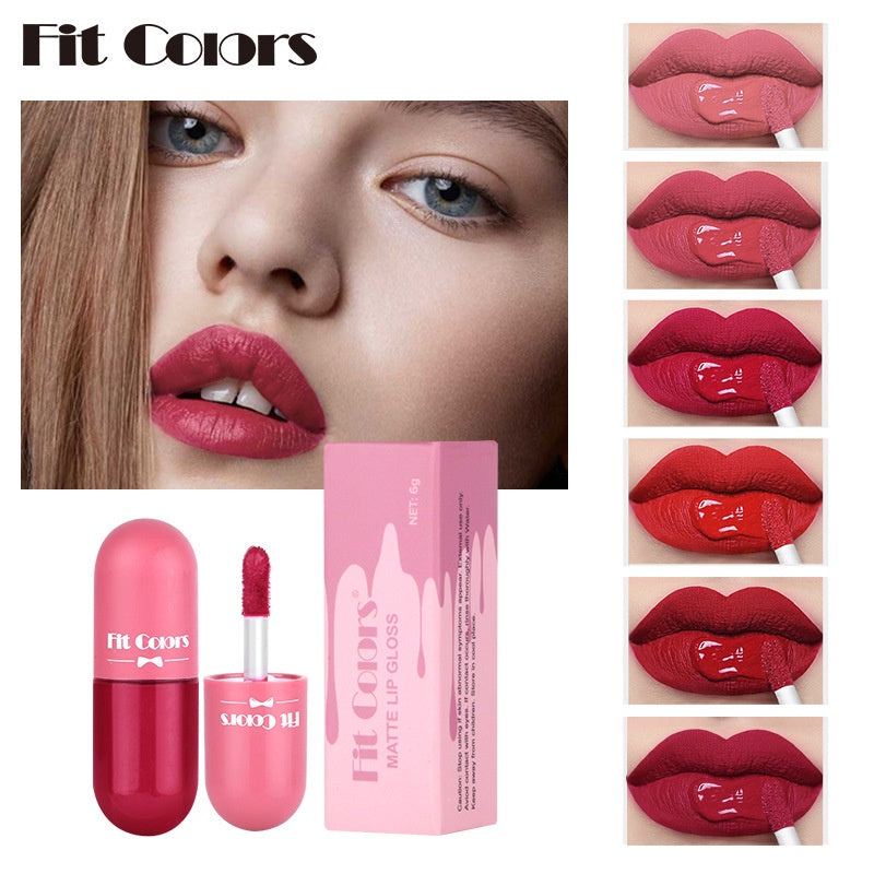 Mini Capsule Lip Glaze Matte Lip Gloss Liquid Lipstick