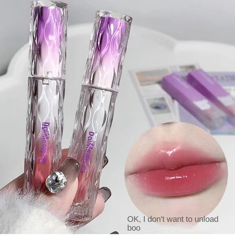 Daimenbear Lip Gloss Mirror Nature Moisturize Lipstick Not Easy To Dip The Cup Lipstick