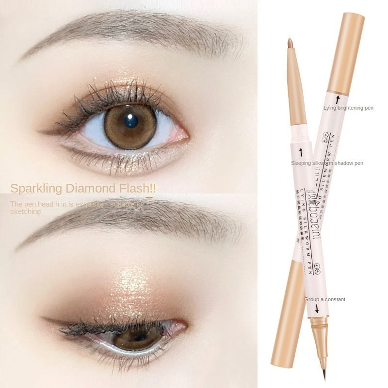 Double Head Eyeliner Matte Water Proof Lasting Not Easy To Fade Nature Highlight Eye Shadow