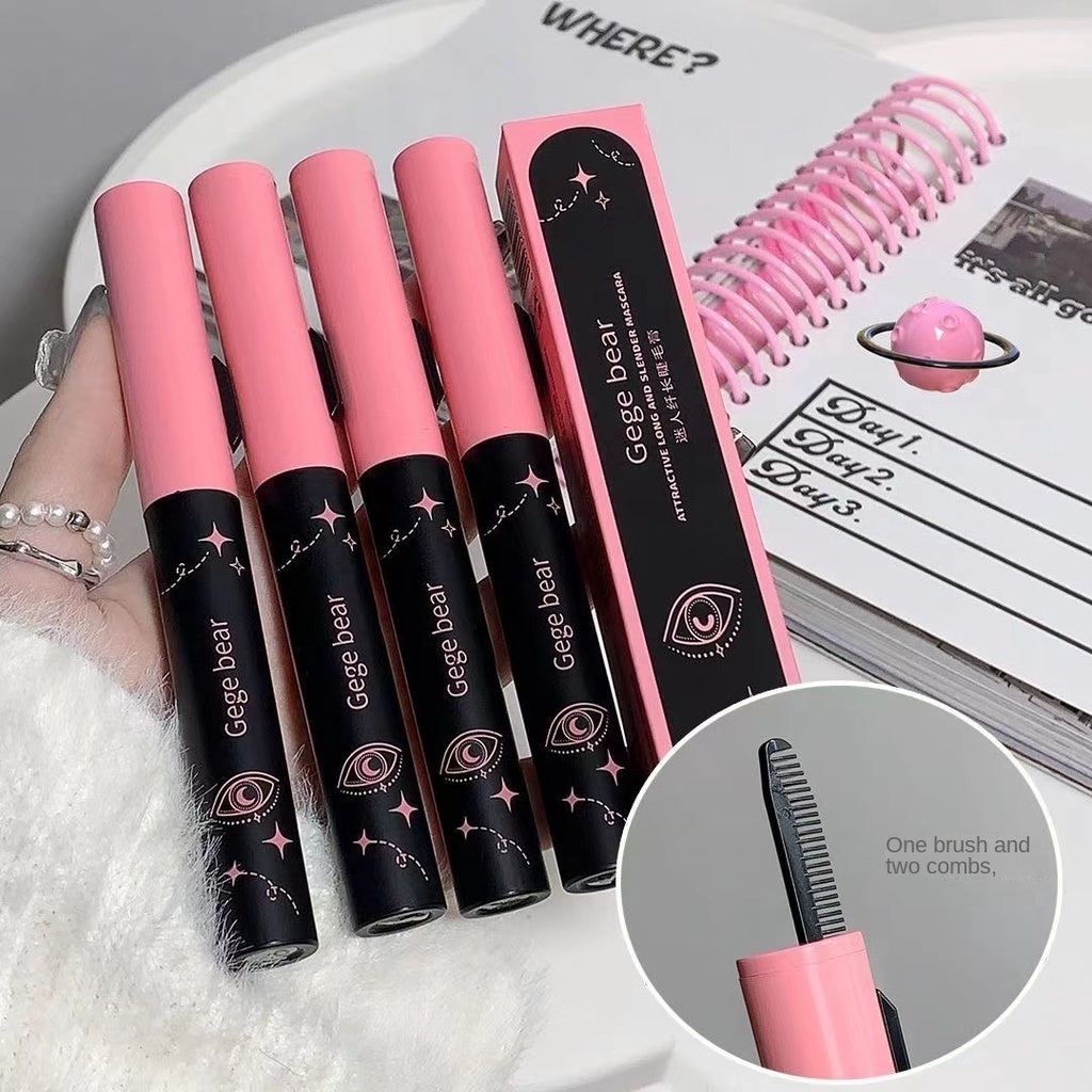 Gege bear Mascara Water Proof Long Curl Not Easy To Remove Makeup Nature Eyelashes