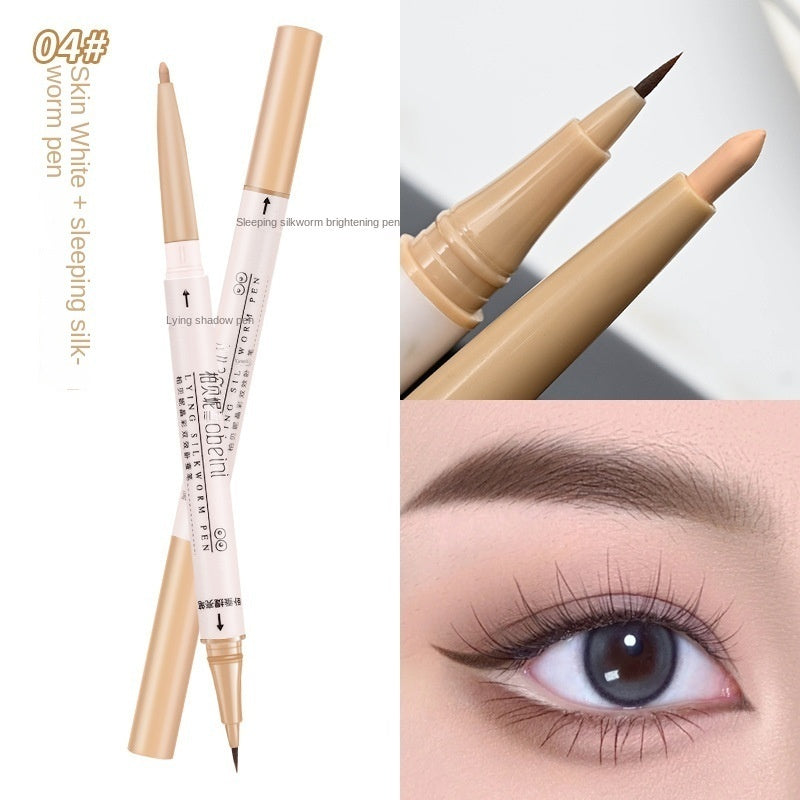 Double Head Eyeliner Matte Water Proof Lasting Not Easy To Fade Nature Highlight Eye Shadow