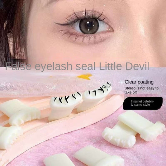 Lash Auxiliary Simulation Eyeliner Eyelash Tool Portable Nature Fake Eyelashes Lasting Makeup Tools Left and Right Symmetry 2pcs