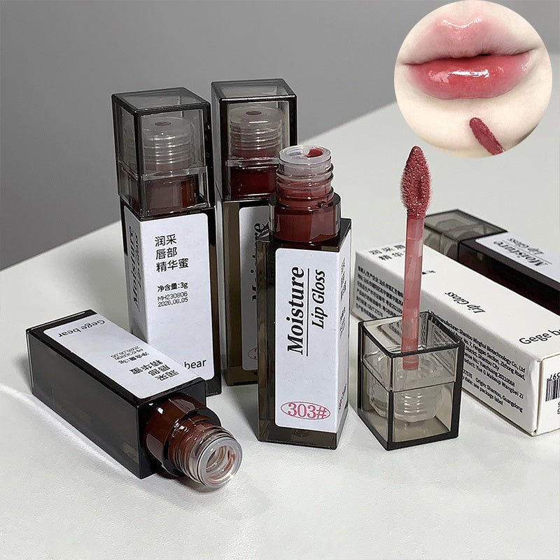 Gege Bear Lip Gloss Lip Essence Moisturize Moisturize Mirror Surface Summer Day Lipstick