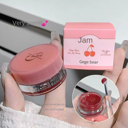 Gege Bear Lip Gloss Jam Jelly Moisturize Mirror Surface Lipstick