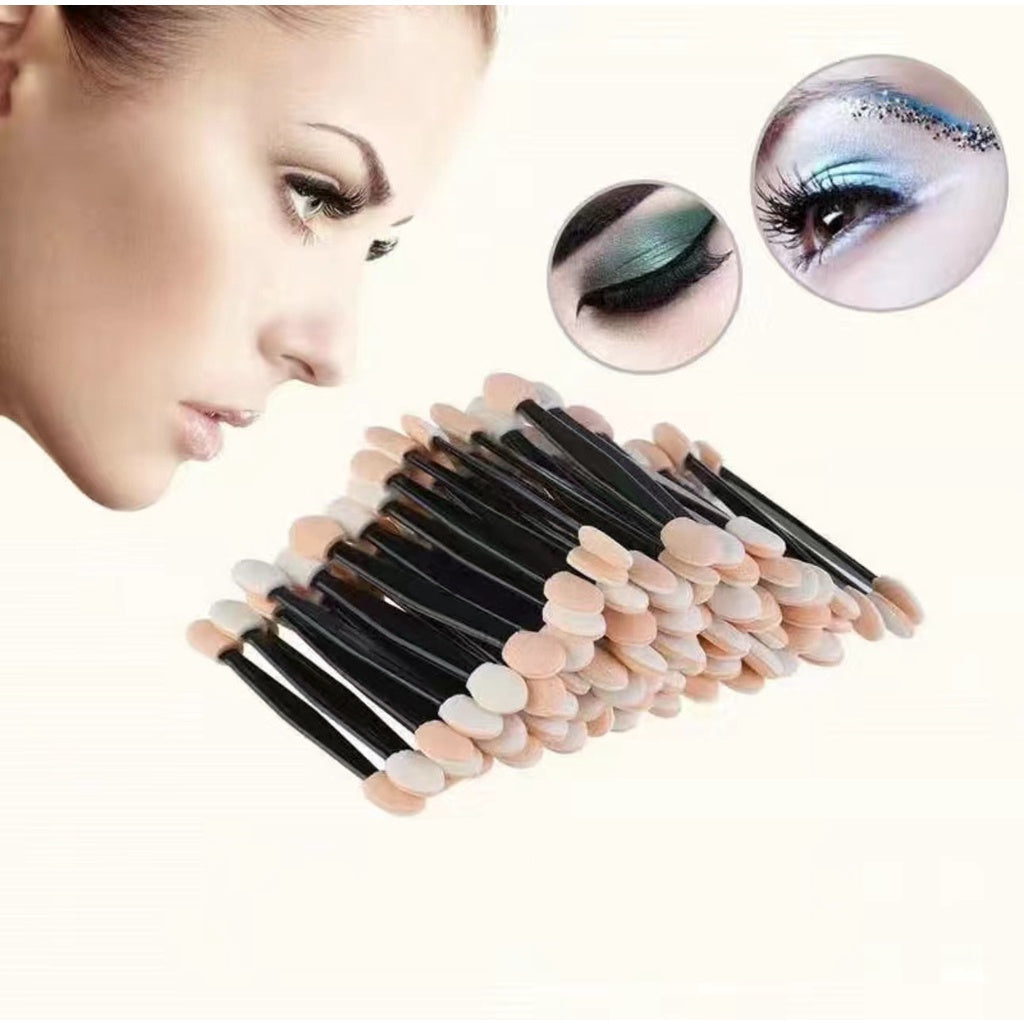 Double Head Latex Cotton Eye Shadow Stick Eyeshadow Brush Tool Manicure Tools Soft Portable