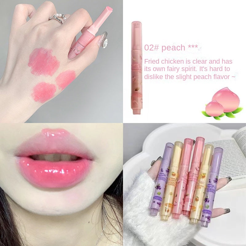 Gegebear Love Lip Gloss Moisturize Lip Balm Pressed Mirror Surface Dilute The Lip Line Moisturize Lipstick