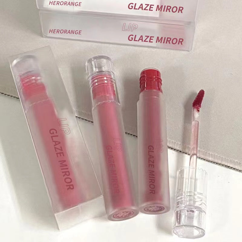 HERORANGE Mirror Surface Lip Gloss Moisturize Moisturizing Waterproof Not Easy To Fade Lipstick